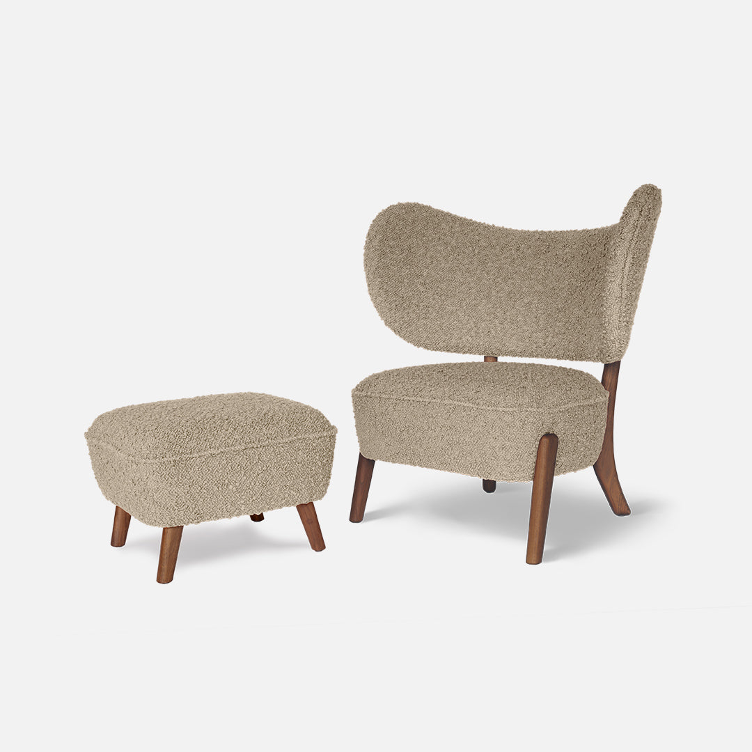 TMBO Lounge Chair with Pouf
