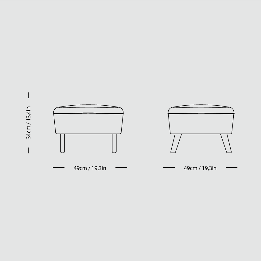 TMBO Lounge Chair with Pouf